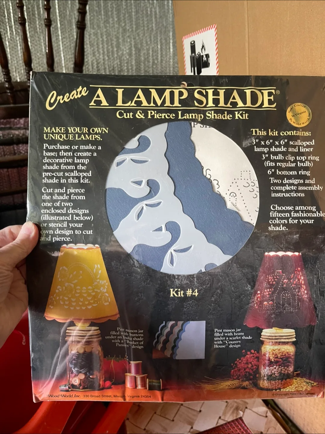 Wood World Lamp Shade Kit #4 - New! thumbnail