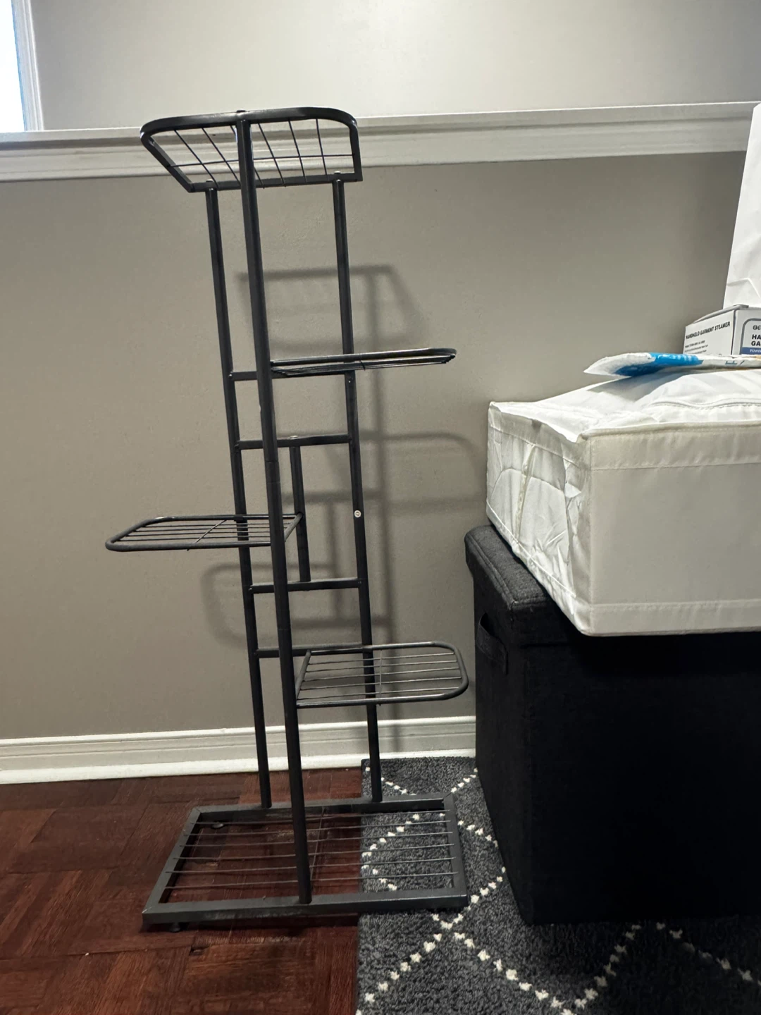 5 Tier Metal Plant Stand - Grey - photo 3