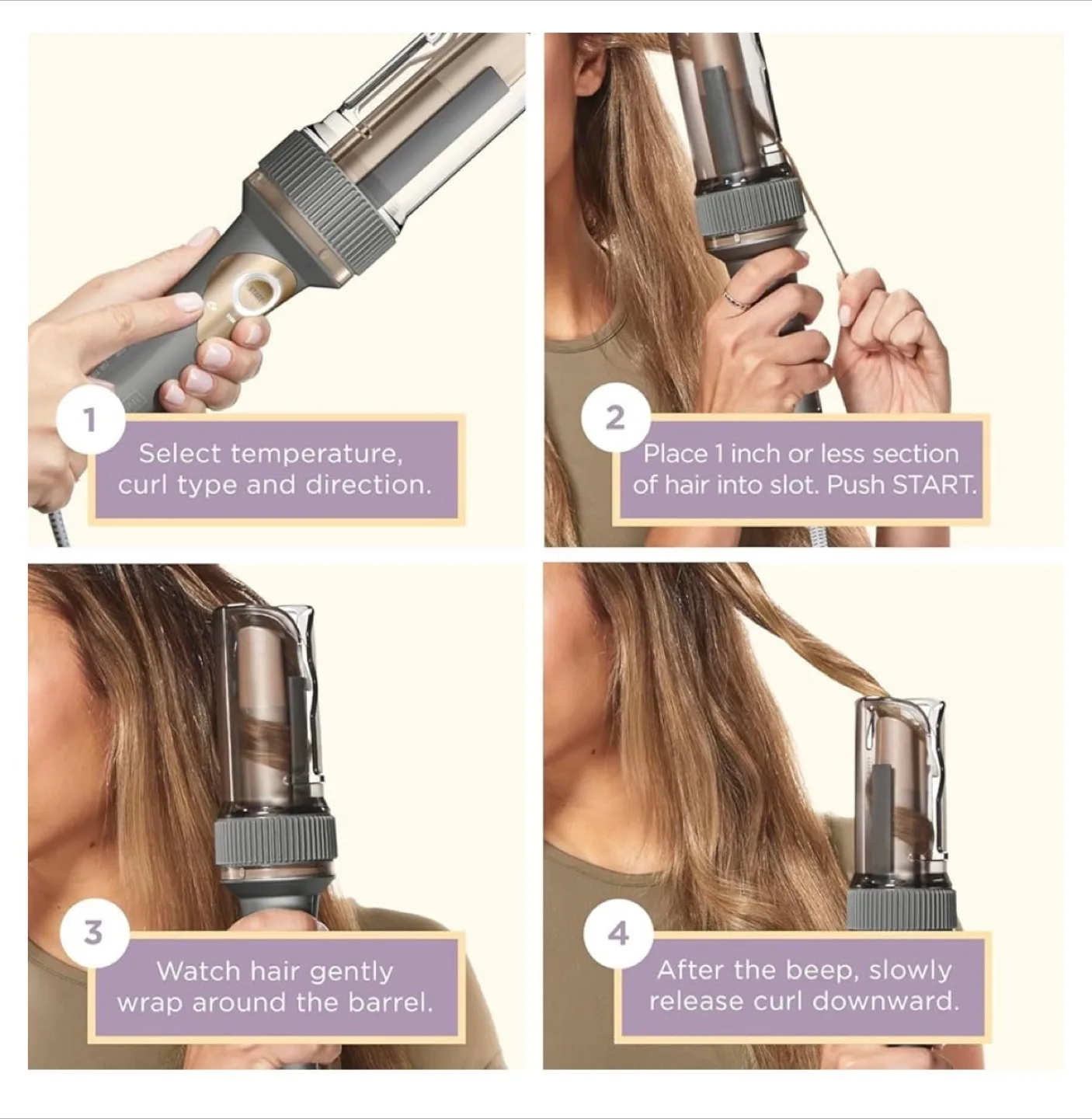 Conair Curl Secret Automatic Hair Curler image indicator(7)