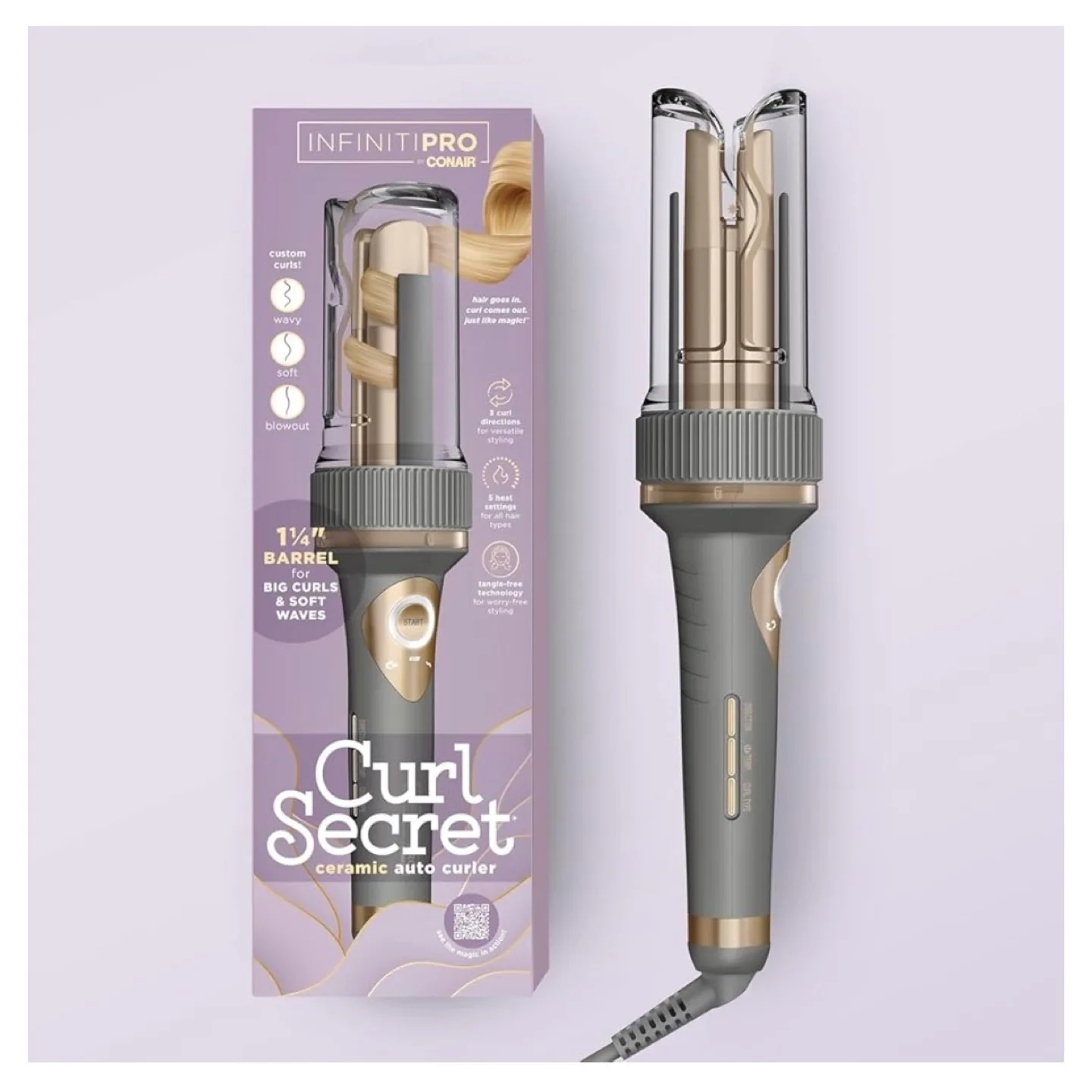 Conair Curl Secret Automatic Hair Curler image indicator(10)