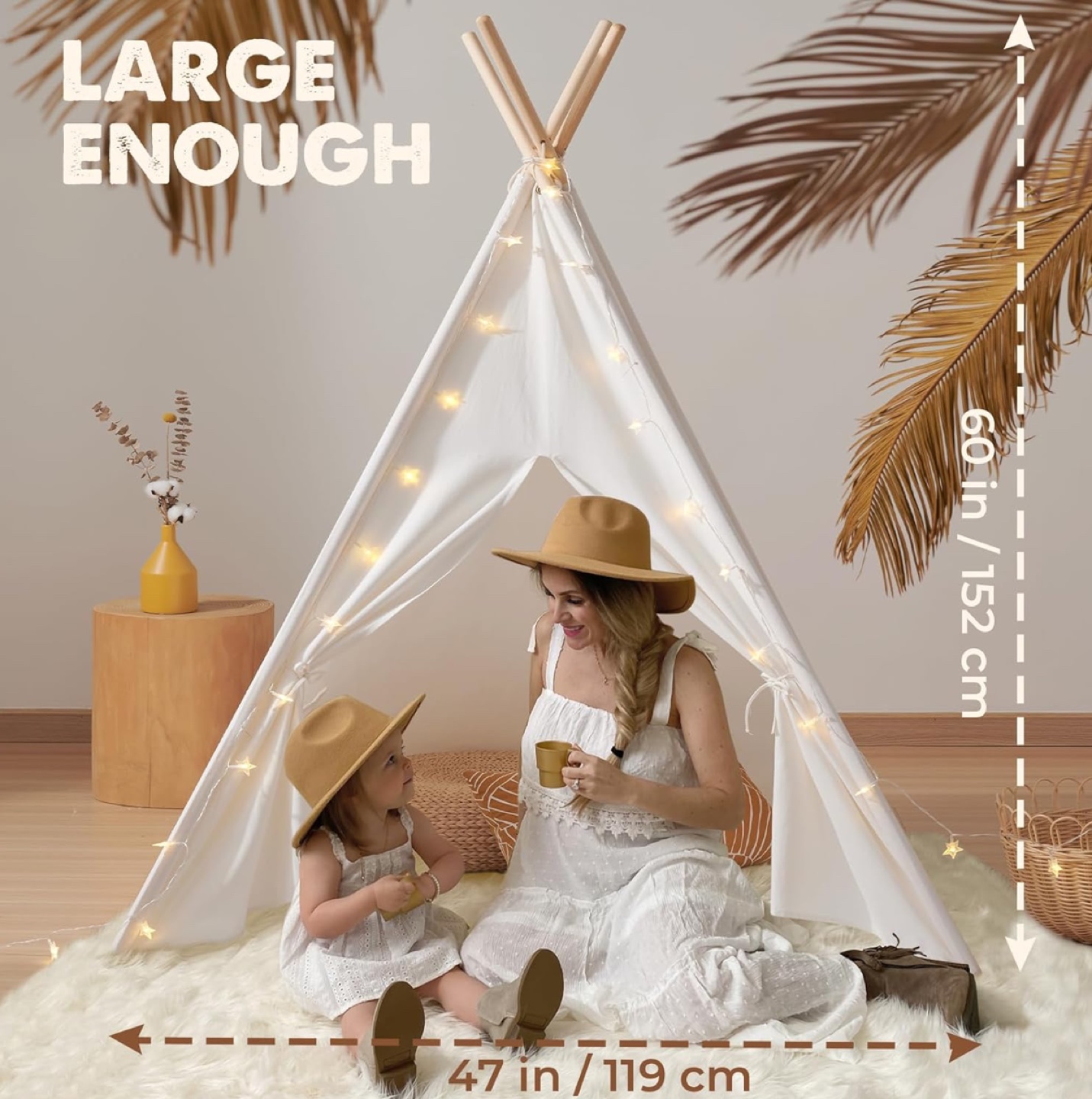 Tiny Land Kids Teepee Tent - 60 inches - photo 2