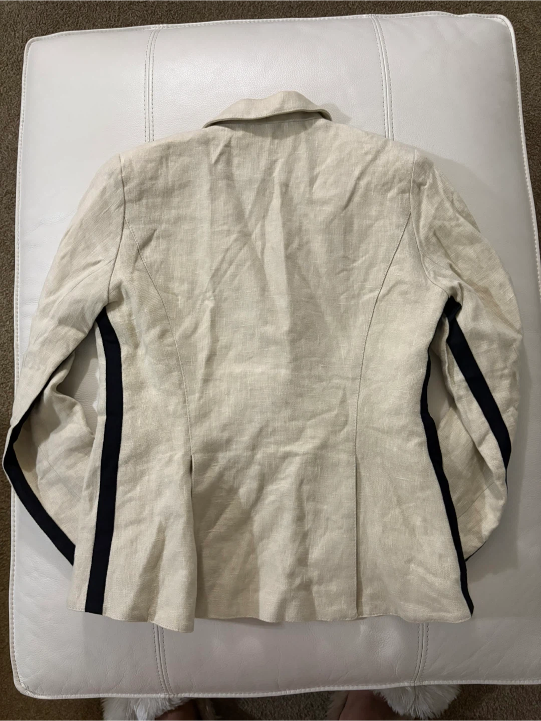 Smythe Linen Blazer - Size 8 - photo 4