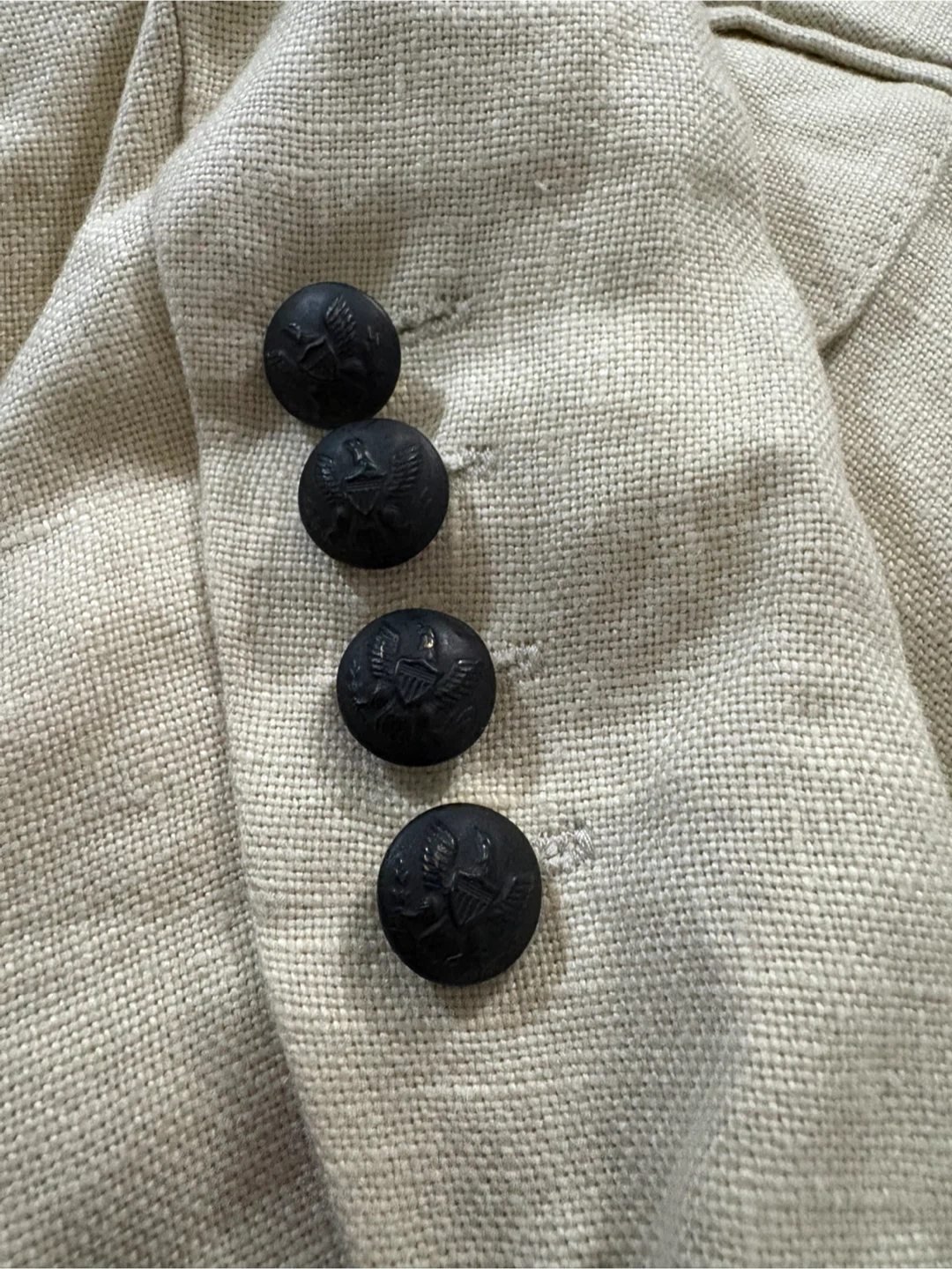 Smythe Linen Blazer - Size 8 - photo 3