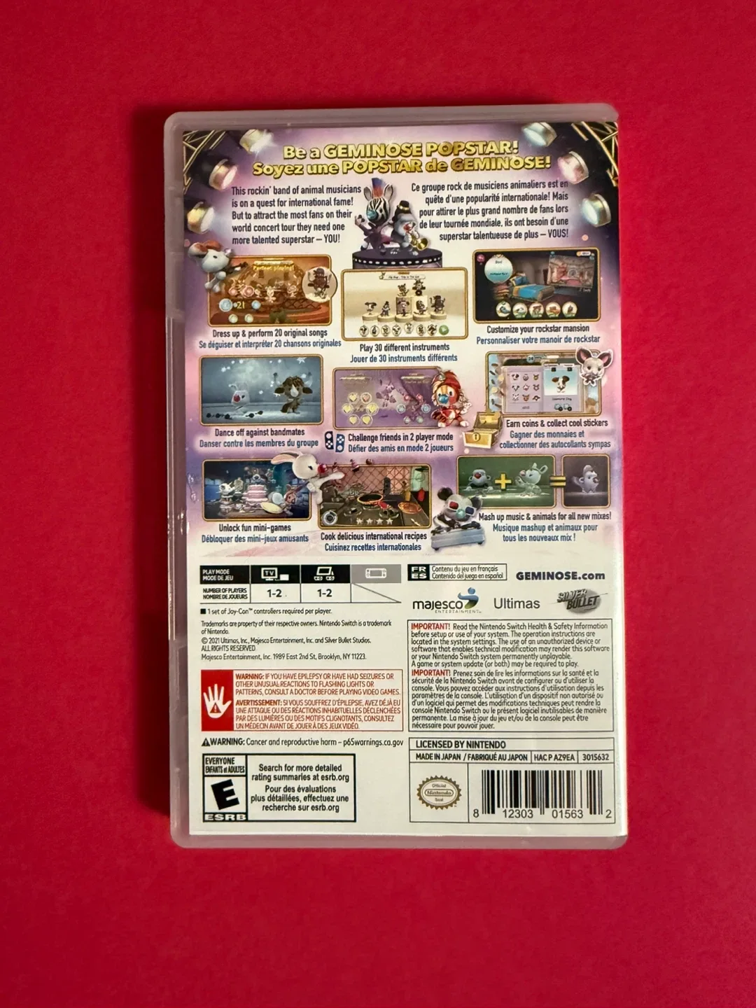 Geminose Animal Popstars Nintendo Switch Game image indicator(2)