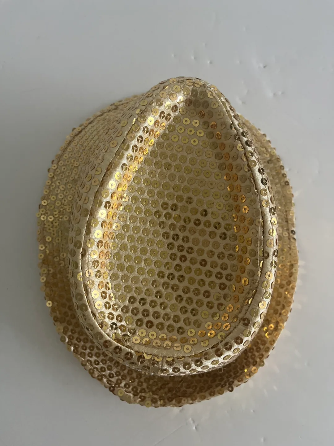 Gold Sequin Fedora Hat image indicator(2)