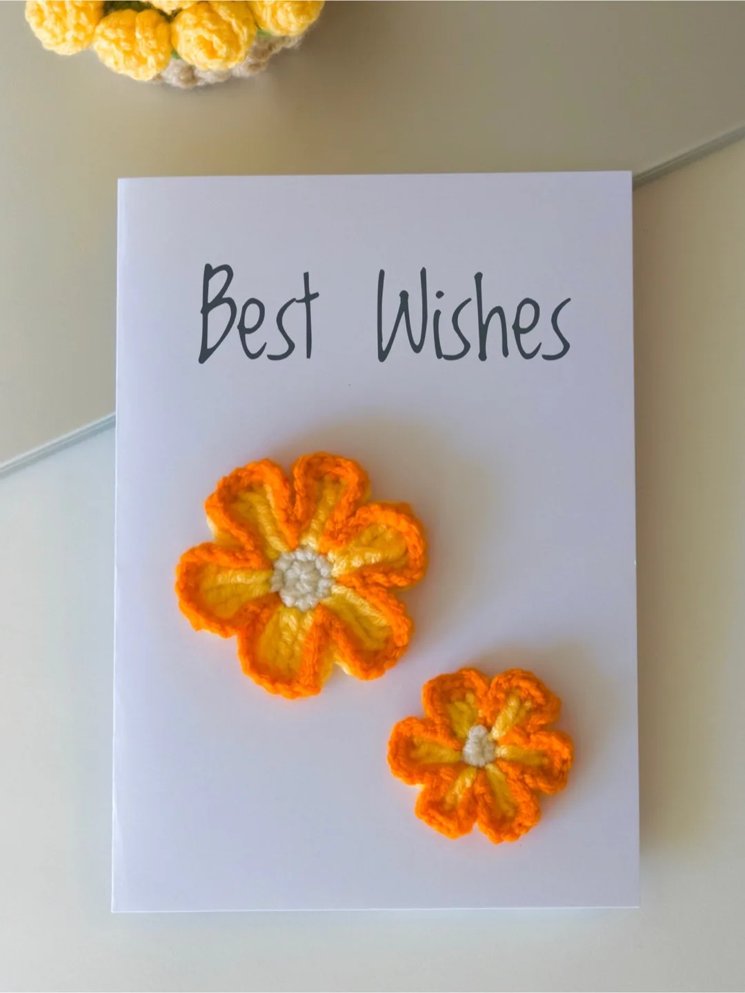 Handmade crochet greeting cards thumbnail