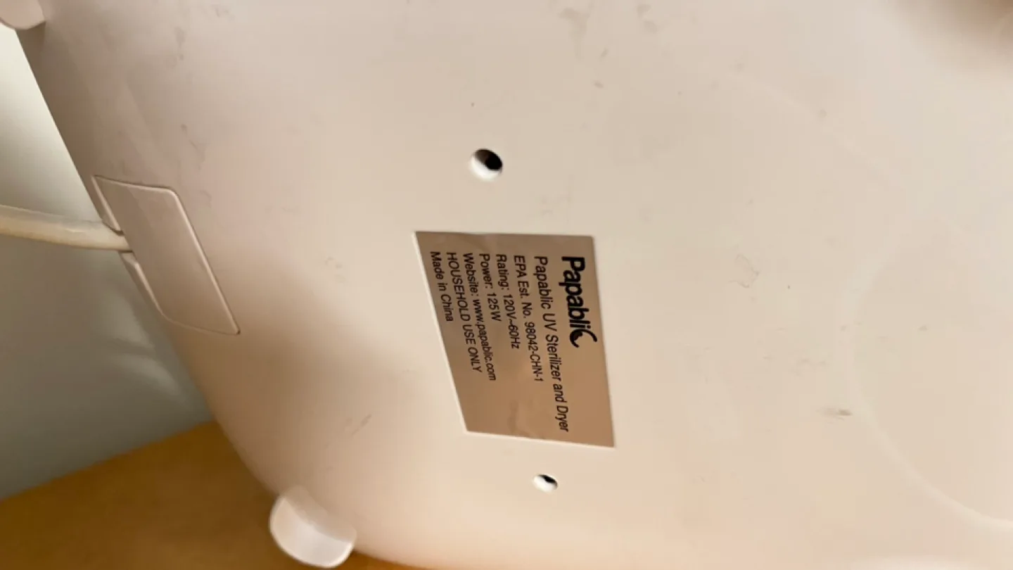 Papablic UV Sterilizer and Dryer image indicator(2)