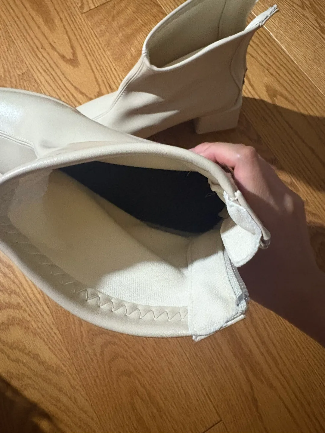 Cream Ankle Boots - Size 6-36 image indicator(2)