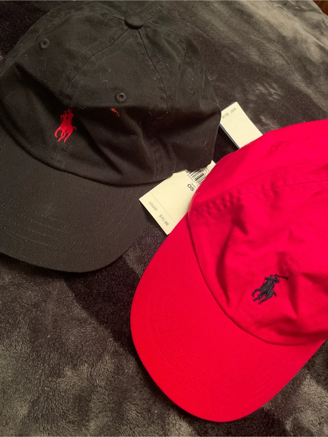 Polo Ralph Lauren Hats - Black & Red thumbnail