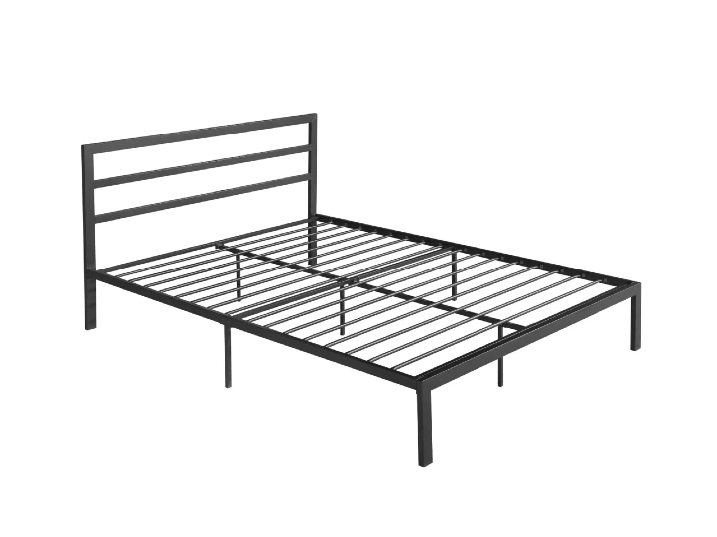 Metal Bed Frame - Black (Queen size)