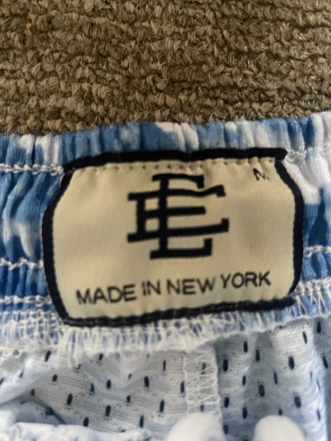 Eric Emanuel Shorts Blue Cloud - Size M - photo 3