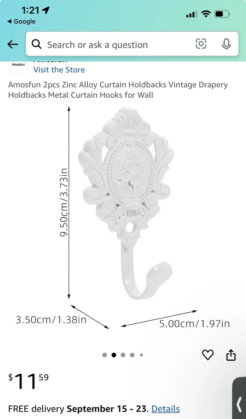 Vintage European Style Hooks image indicator(2)