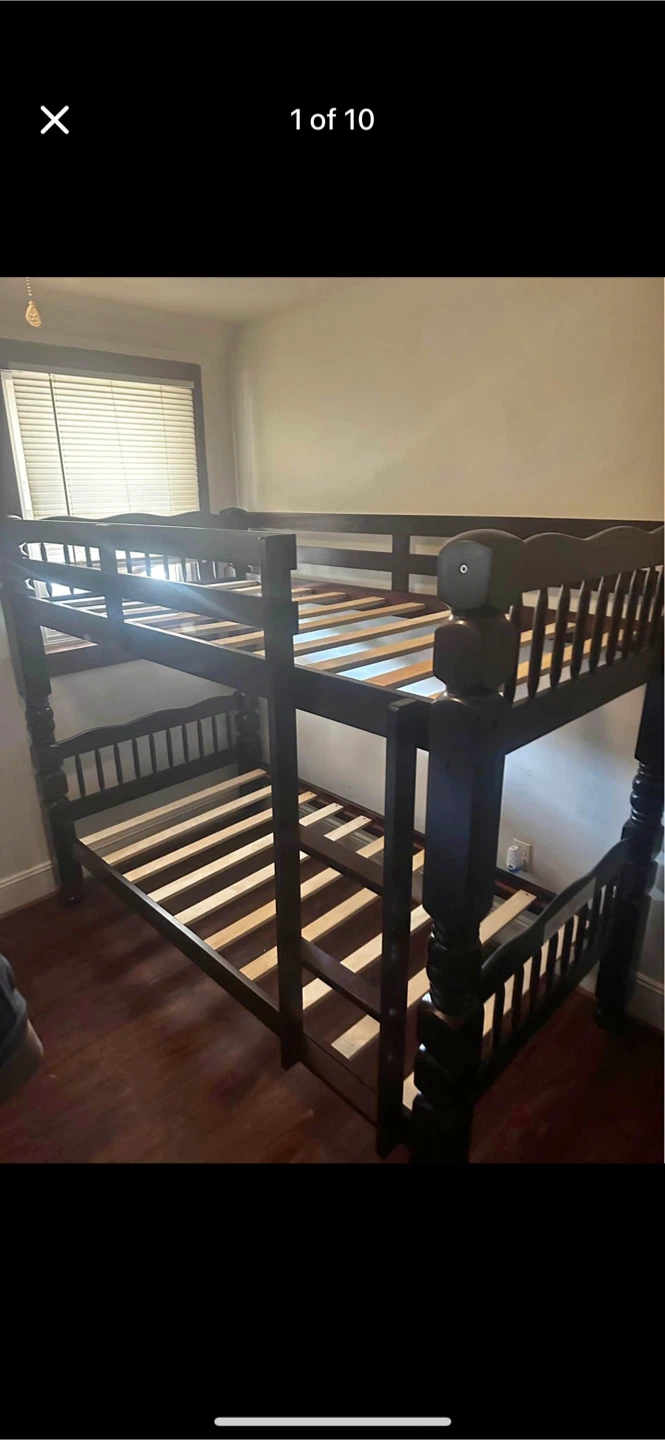 Wooden Bunk Bed Frame - photo 2