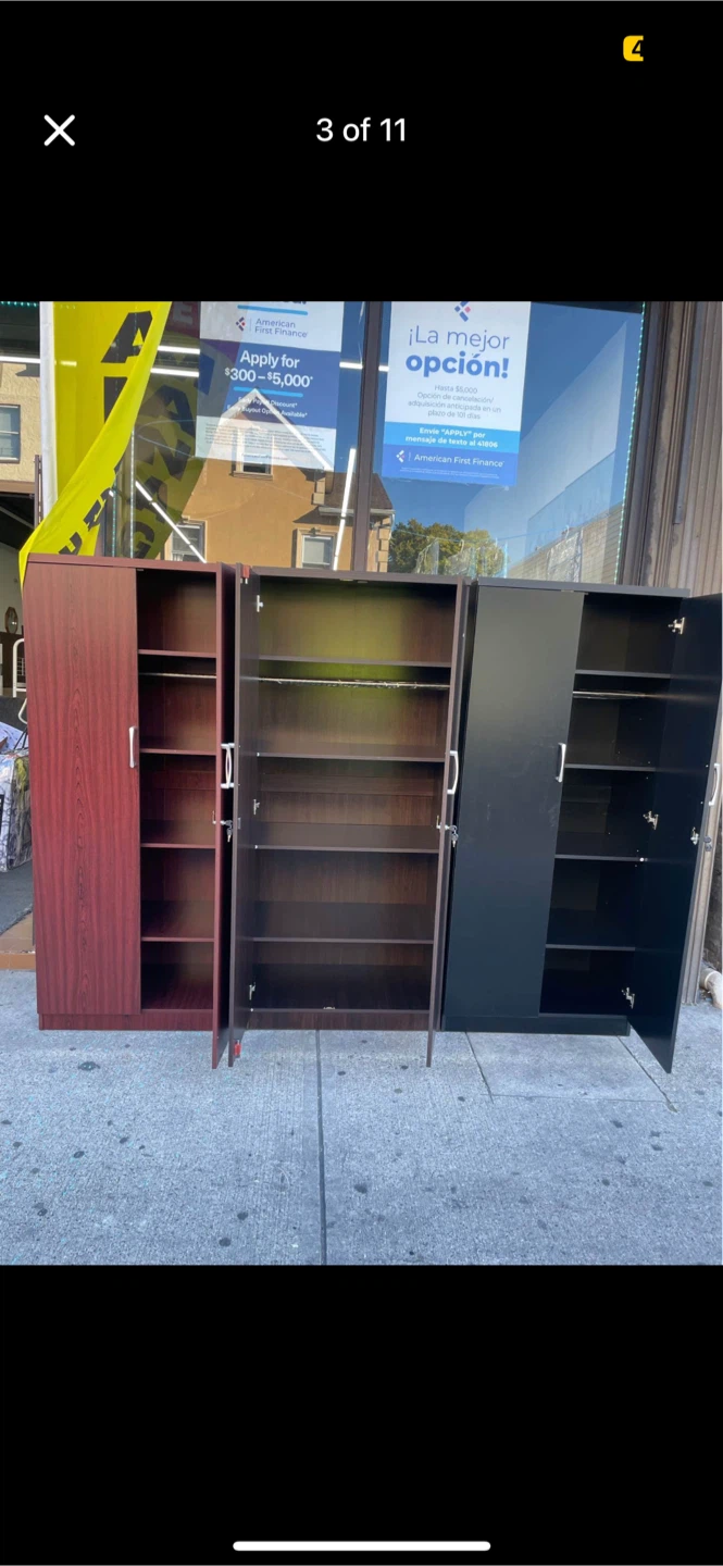 Wardrobe Closet - Multiple Colors Available