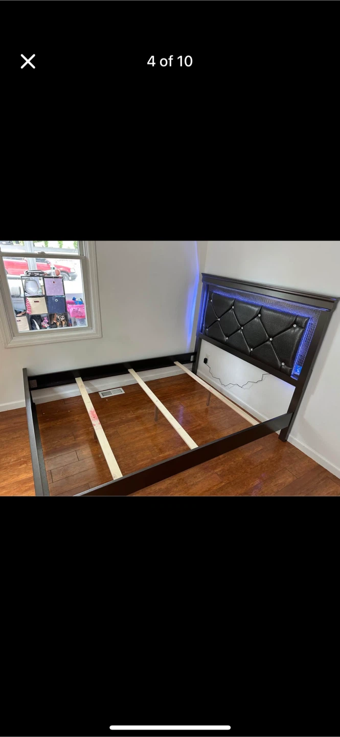 Bed frame with LED lights - photo 3