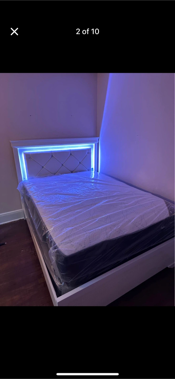 Bed frame with LED lights - photo 2
