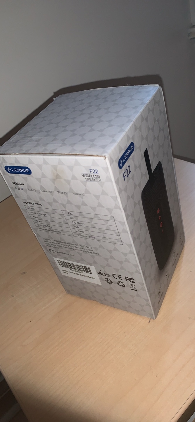 LENRUE F22 Wireless Speaker - New in Box! - photo 3