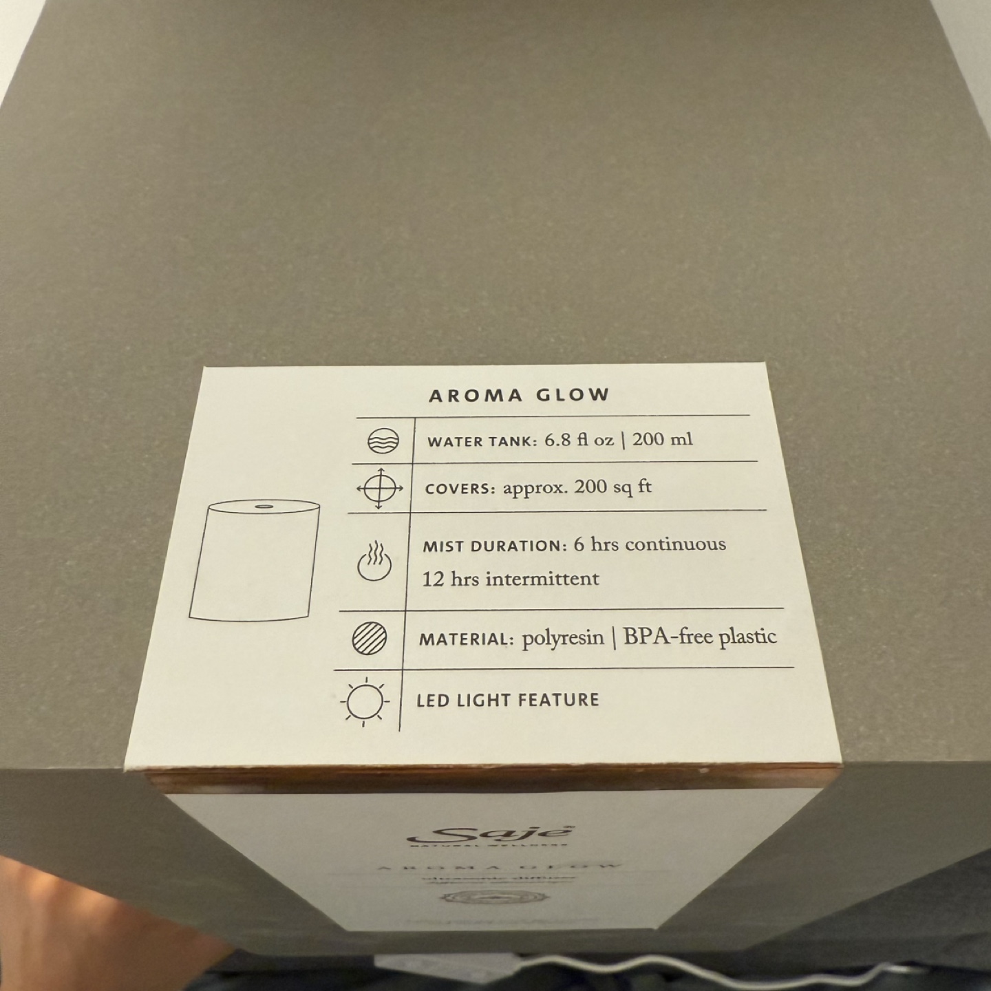 Saje Limited Edition Ultrasonic Diffuser Light - photo 4