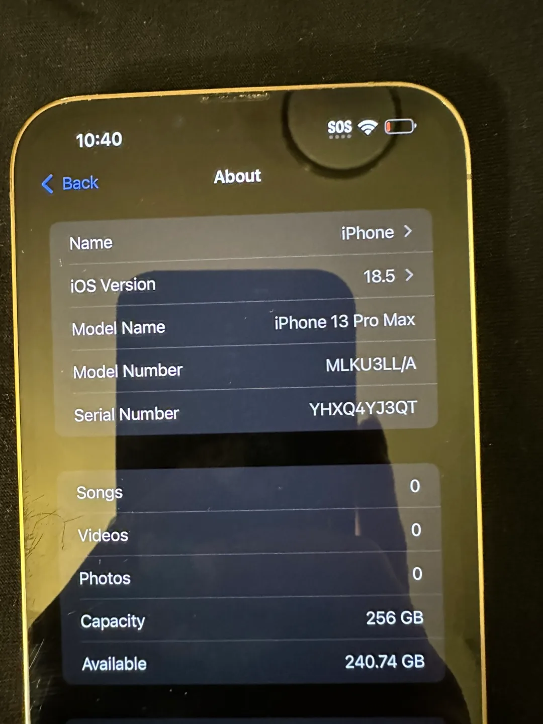 Unlocked iPhone 13 Pro Max 256GB Gold image indicator(6)