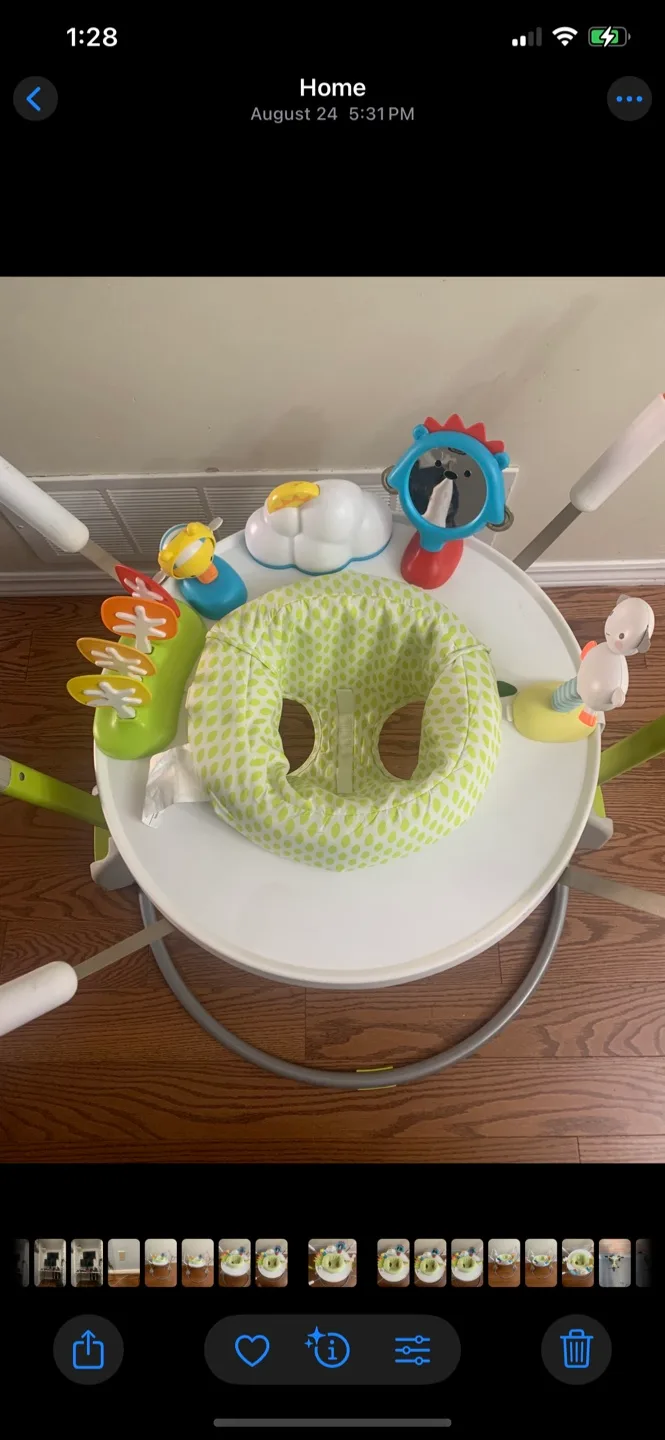 4 Piece Baby Set - Stroller, Play Bouncer, Bath Tub, Toy image indicator(3)