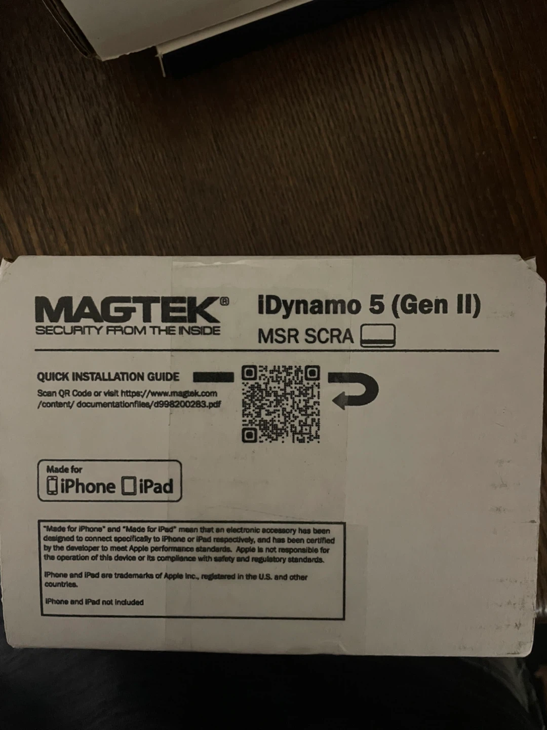 Magtek iDynamo 5 (Gen II) MSR SCRA