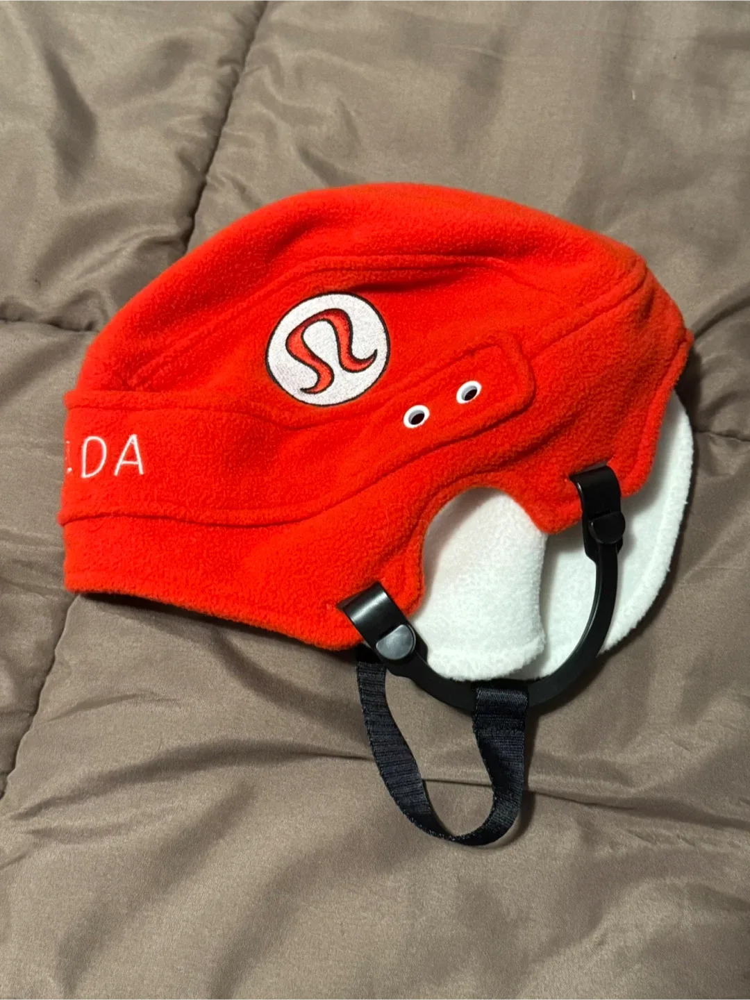 Lululemon Red Helmet Hat thumbnail