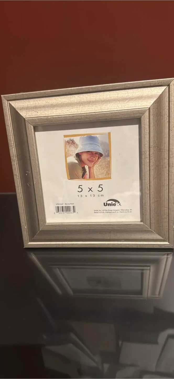 5x5 Picture Frame. Beautiful silver tone thumbnail