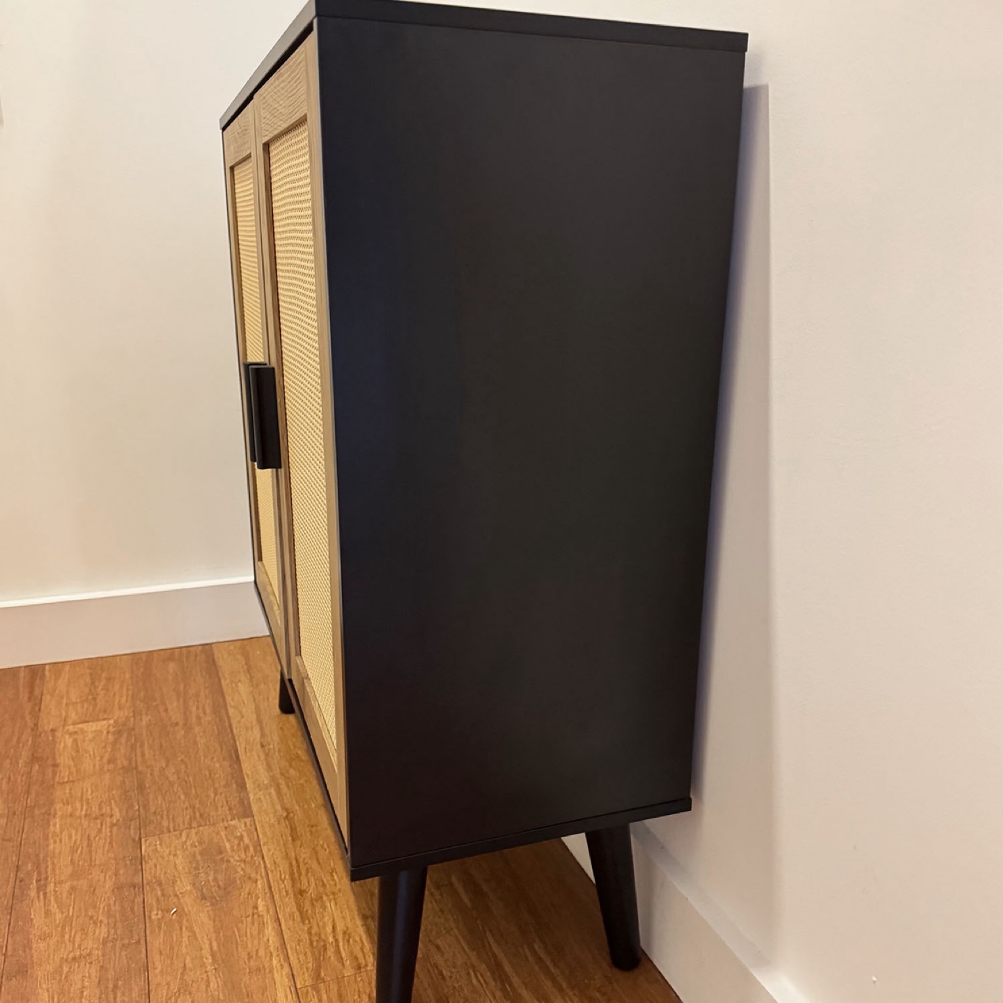 Rattan Sideboard Storage Cabinet - photo 3