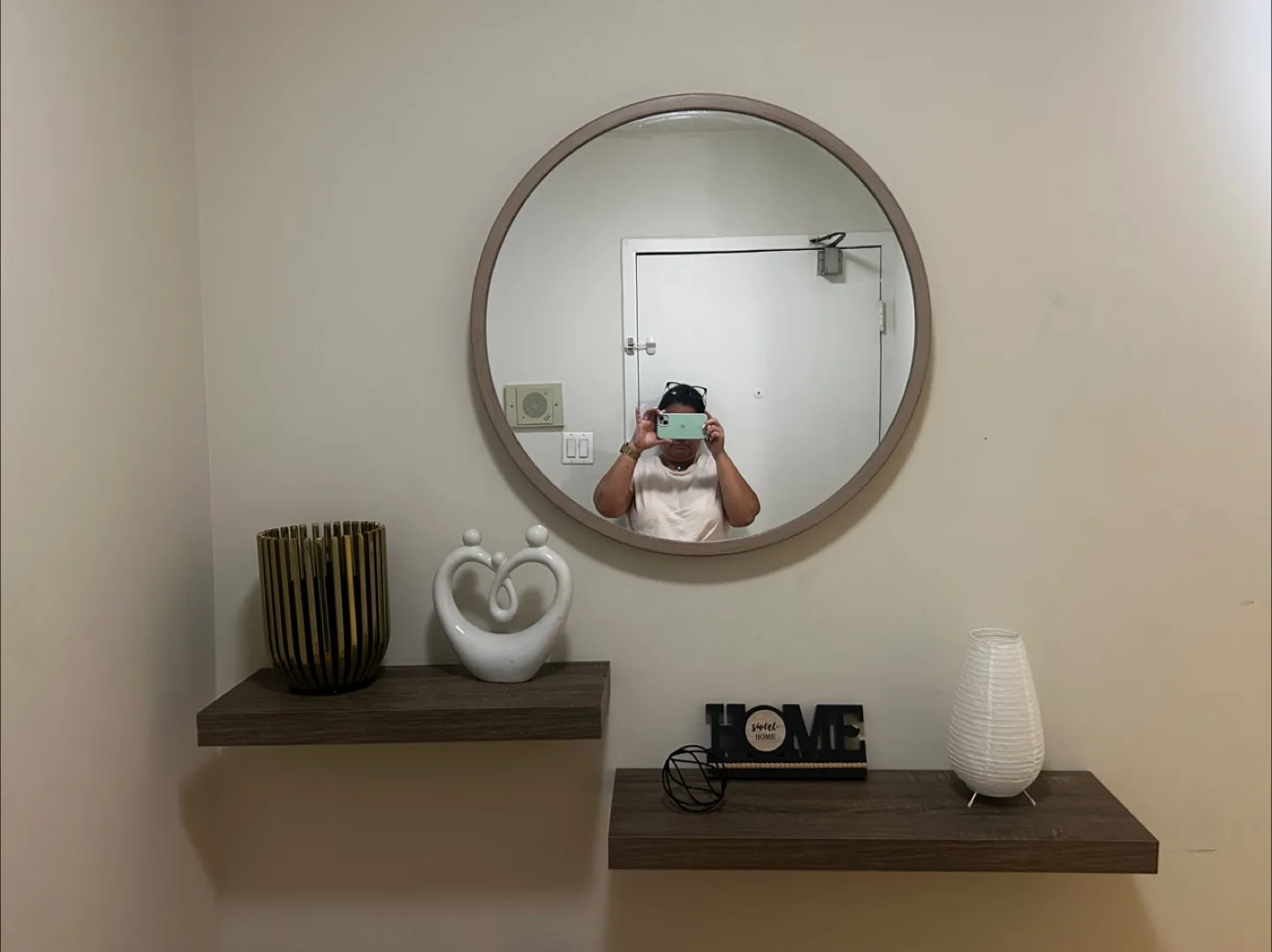 🥕 Round Wall Mirror image indicator(2)