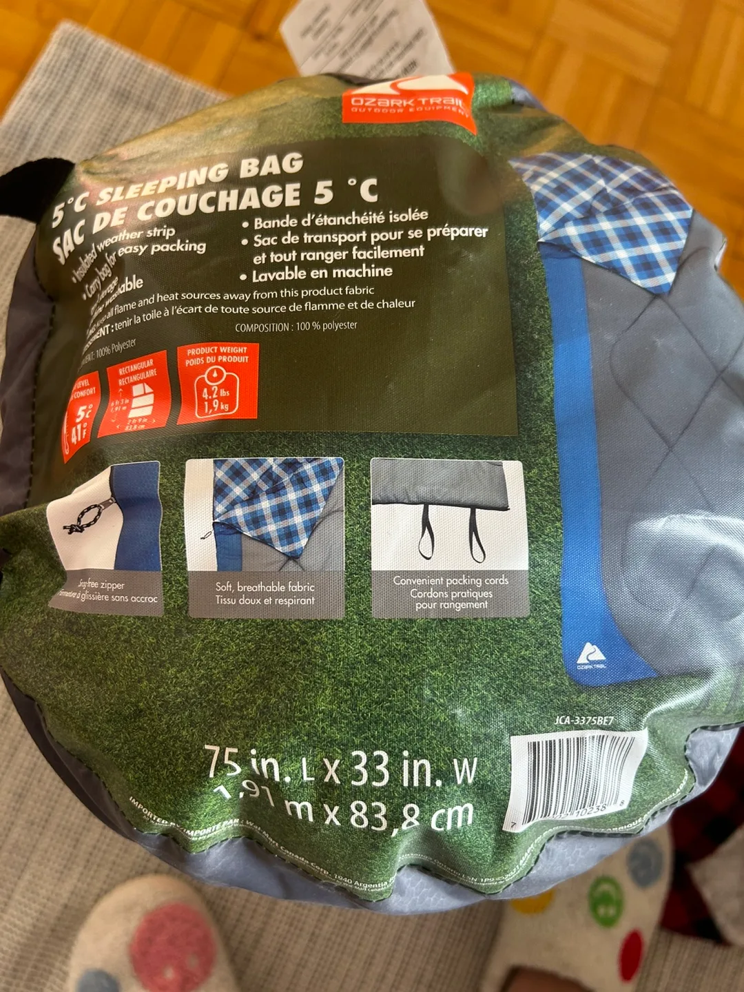 🥕 3 Ozark Trail 5°C Sleeping Bag image indicator(2)