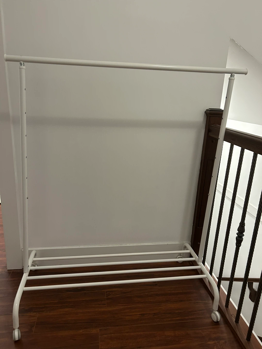 IKEA Clothes Rack, white, RIGGA