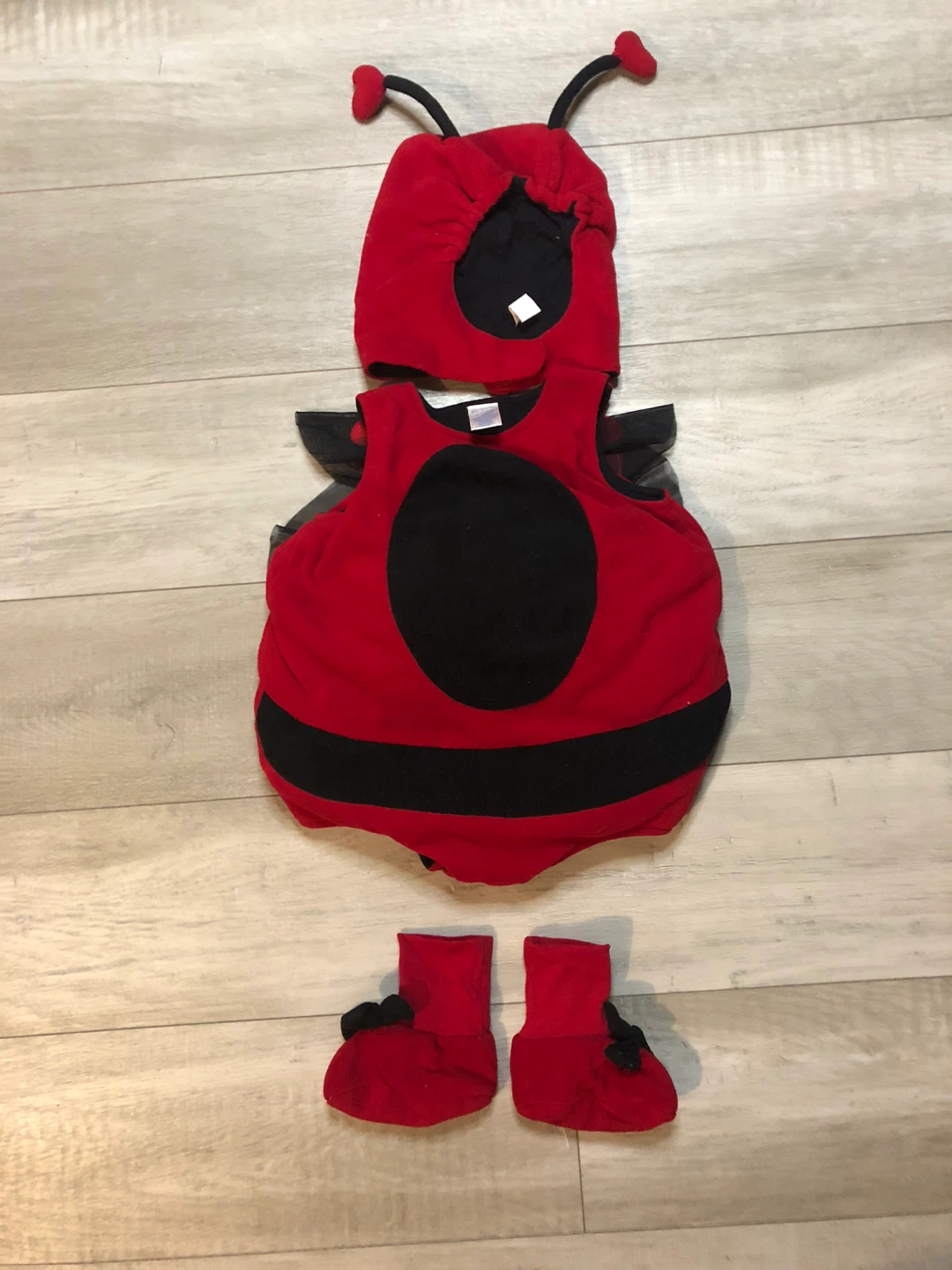 Ladybug Costume - Baby Size 6-12 Months