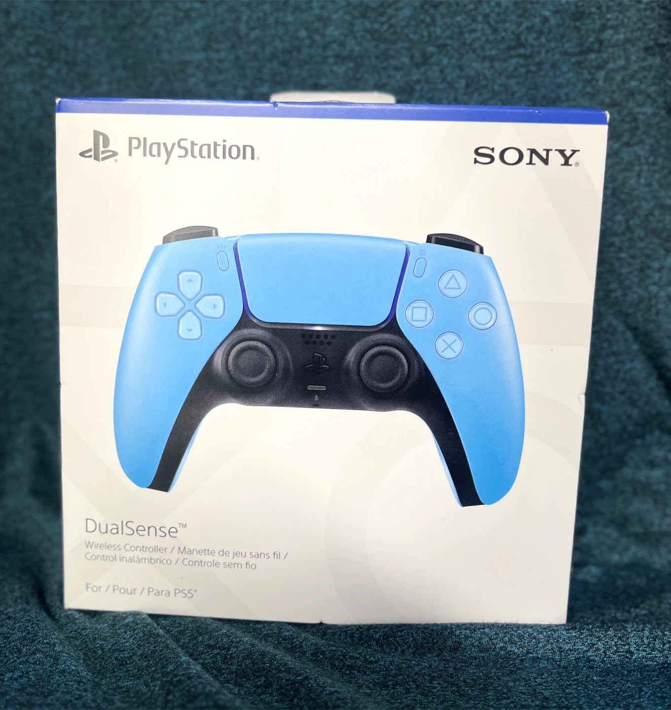 New Sony PlayStation 5 DualSense Wireless Controller - Blue - photo 2