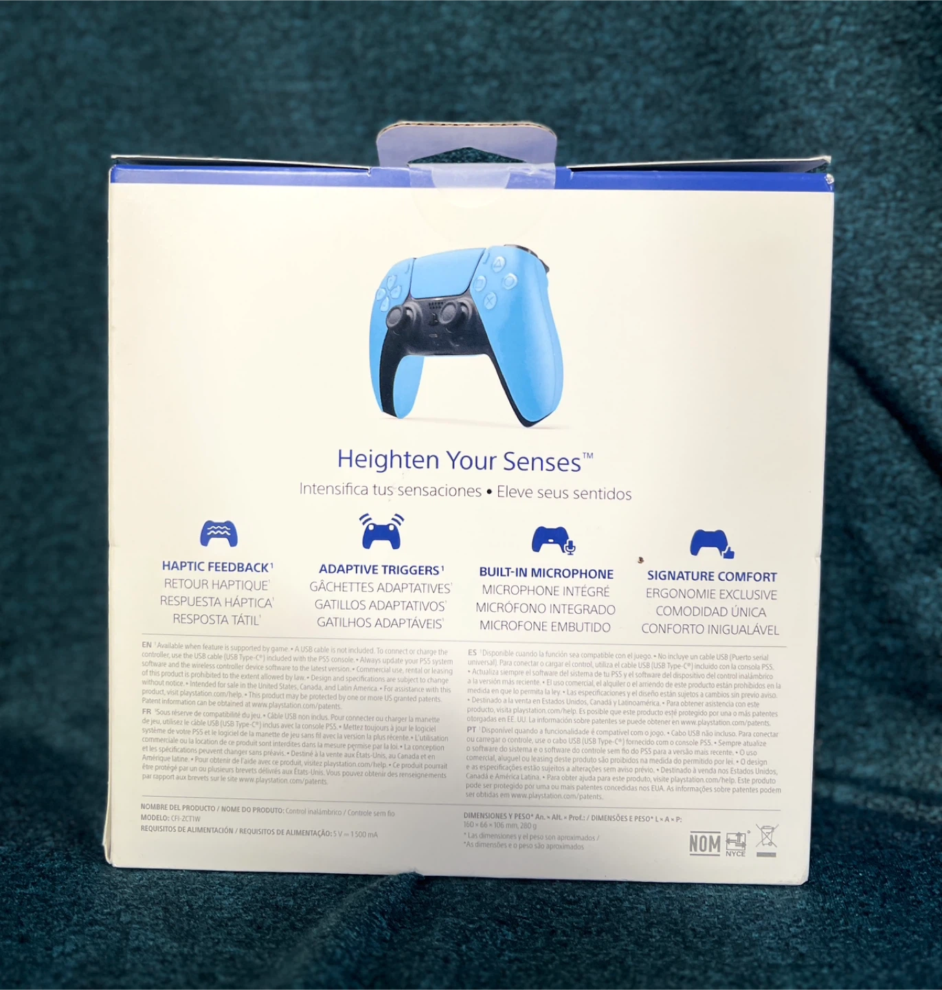 New Sony PlayStation 5 DualSense Wireless Controller - Blue - photo 4