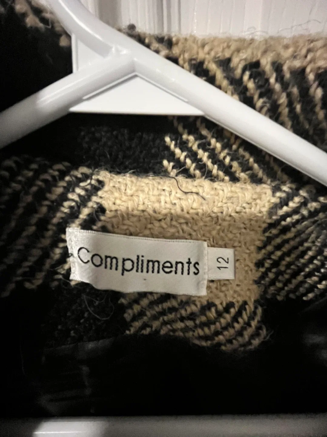 Compliments Plaid Vest - Size 12 image indicator(4)