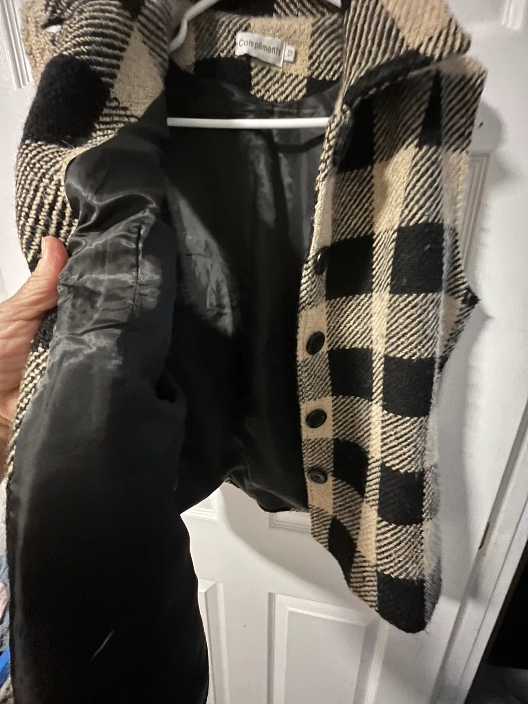 Compliments Plaid Vest - Size 12 image indicator(3)