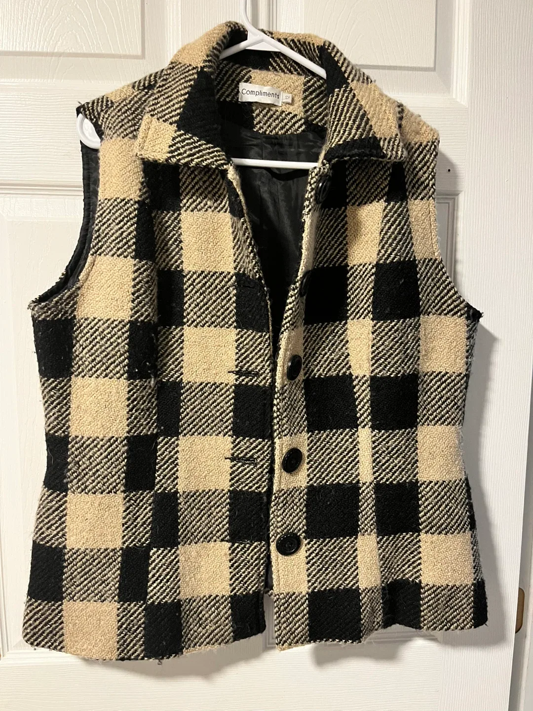 Compliments Plaid Vest - Size 12 thumbnail