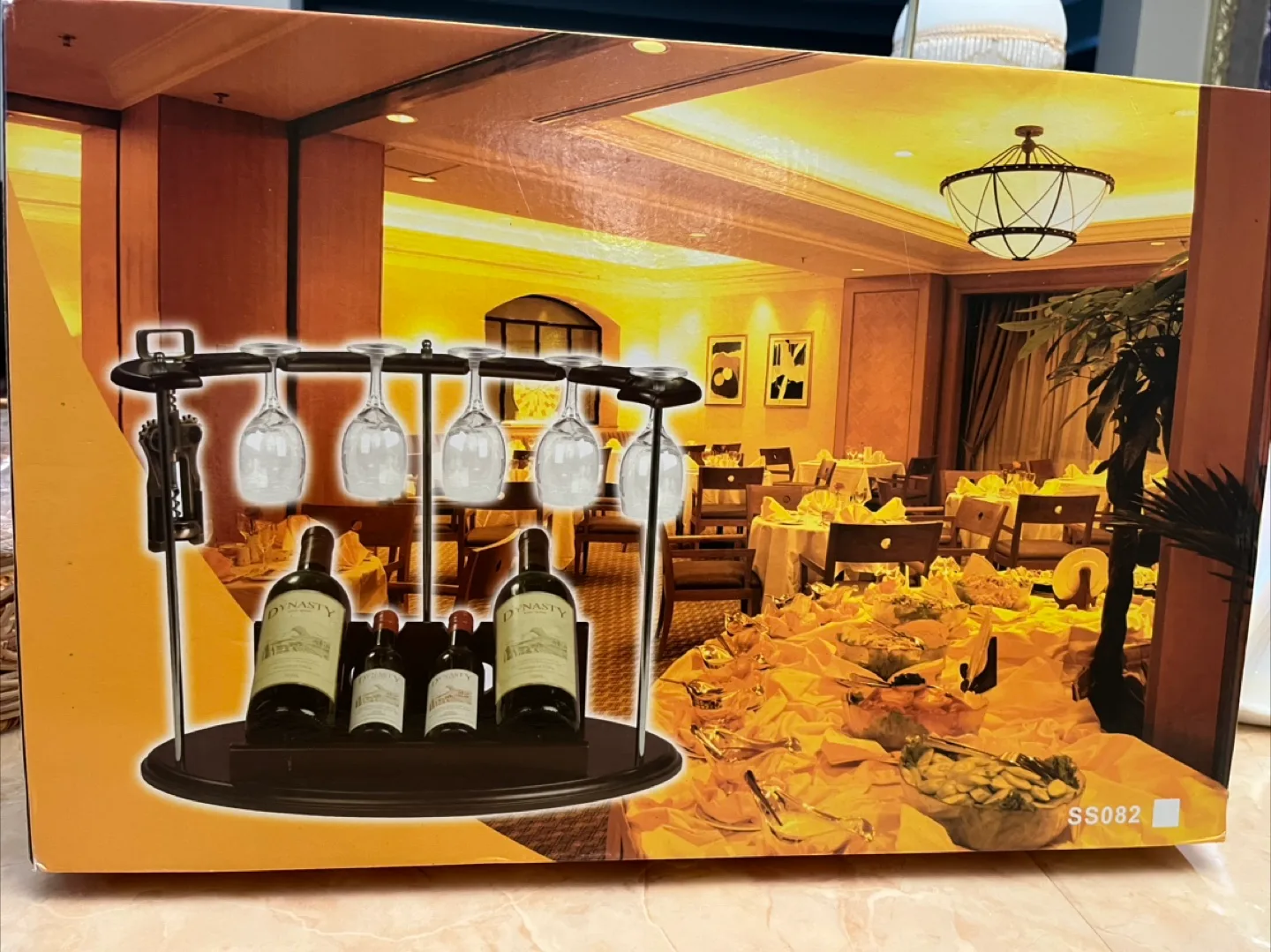 Wine Rack with Glass Holder image indicator(4)