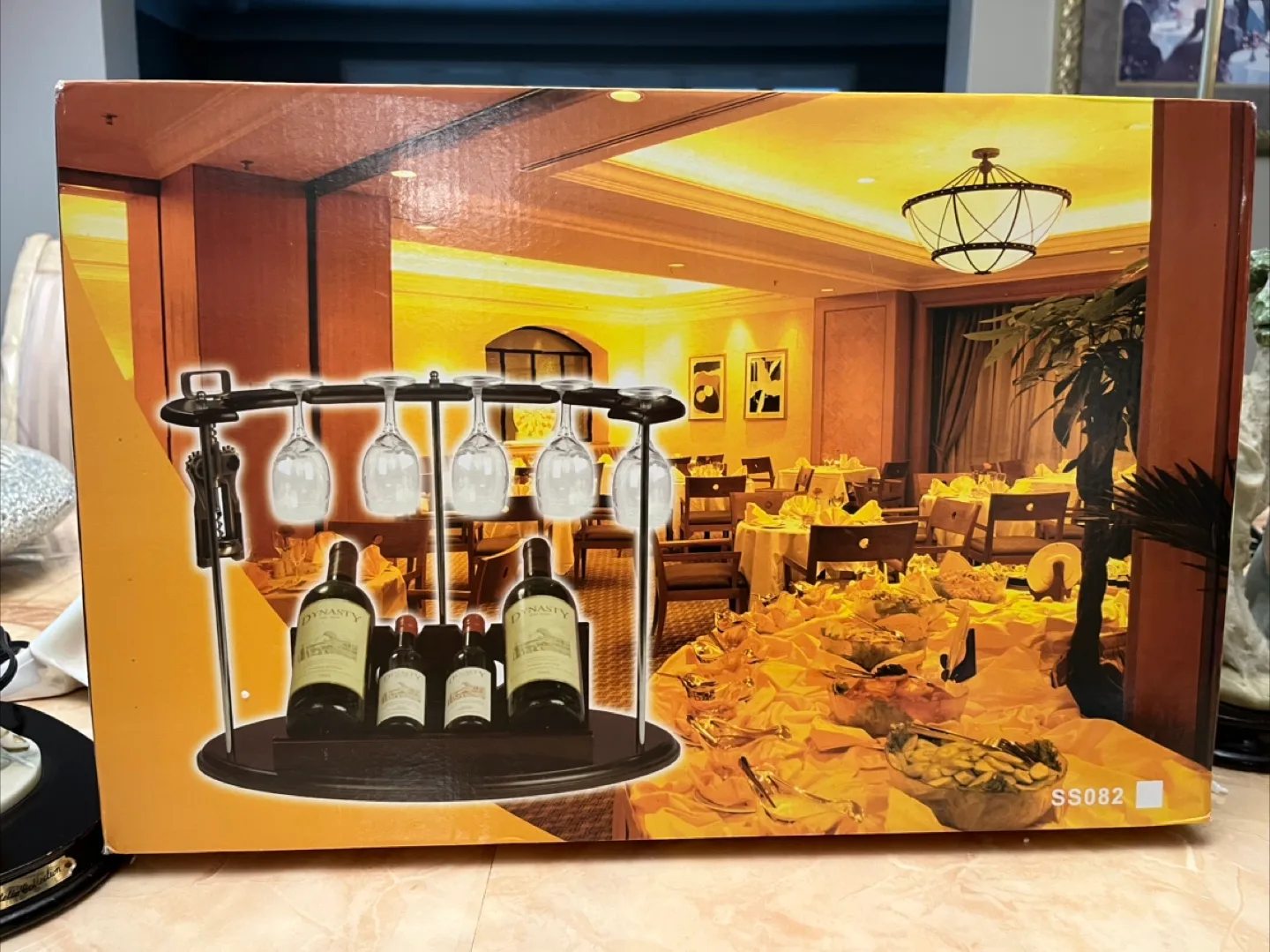 Wine Rack with Glass Holder image indicator(2)