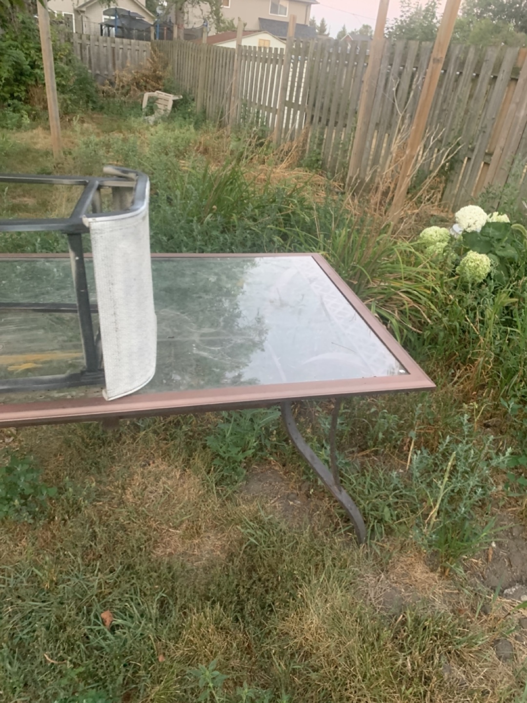 Glass table and chair - photo 2