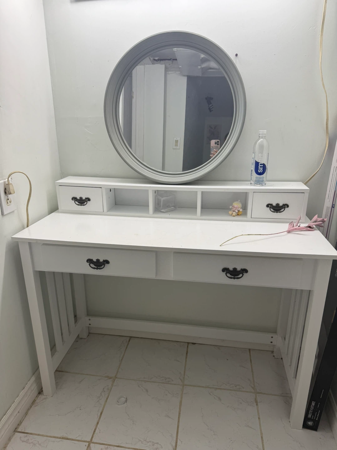 White Vanity Desk