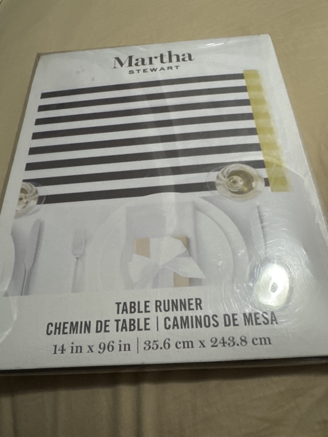 Martha Stewart Table Runner - 14 x 96 in - photo 3