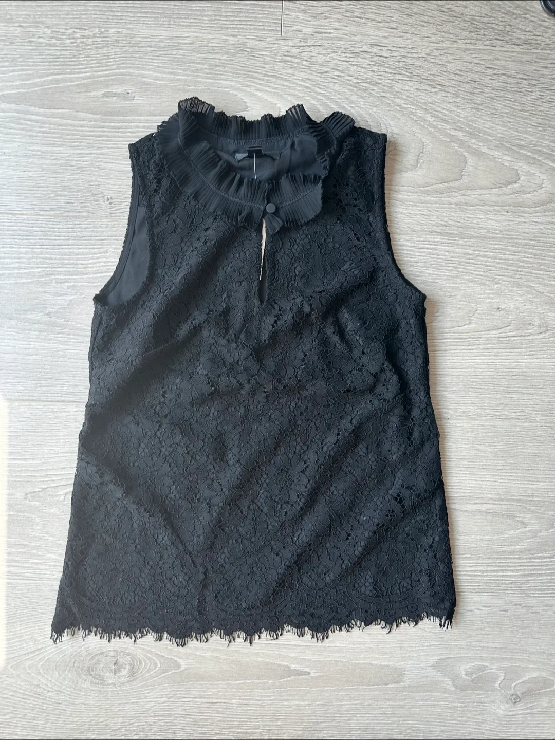 NEW J Crew Lace Top image indicator(2)