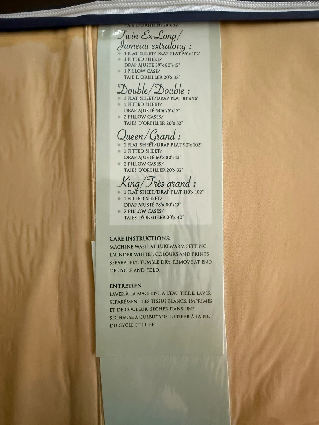 Opulence Egyptian Cotton 400 Thread Sheet Set - Queen Size - photo 2