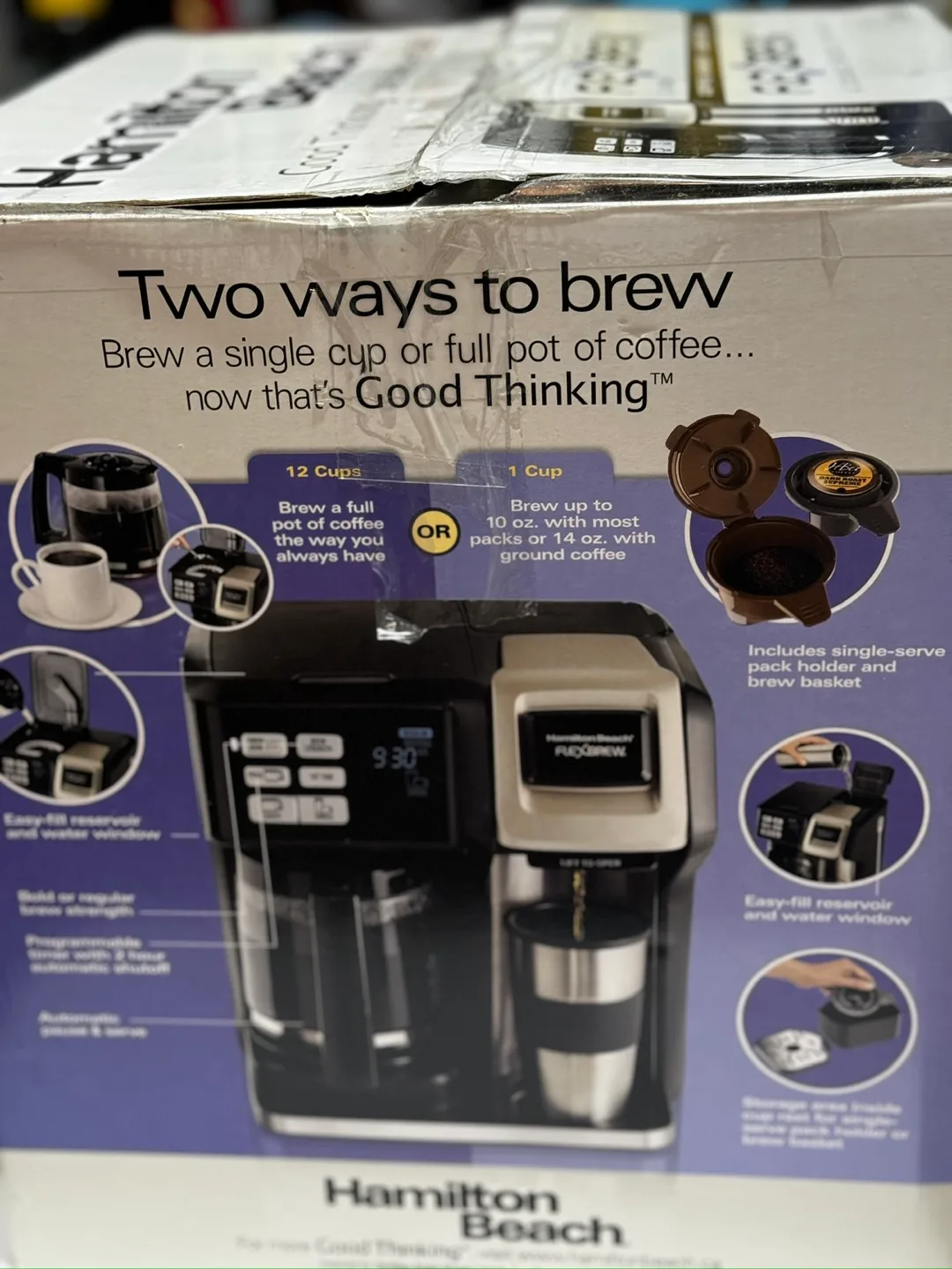 Hamilton Beach FlexBrew Coffee Maker - Like New! image indicator(2)