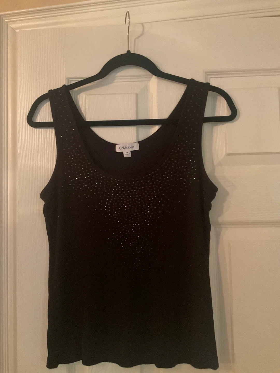 Calvin Klein Black Tank Top - Size M thumbnail