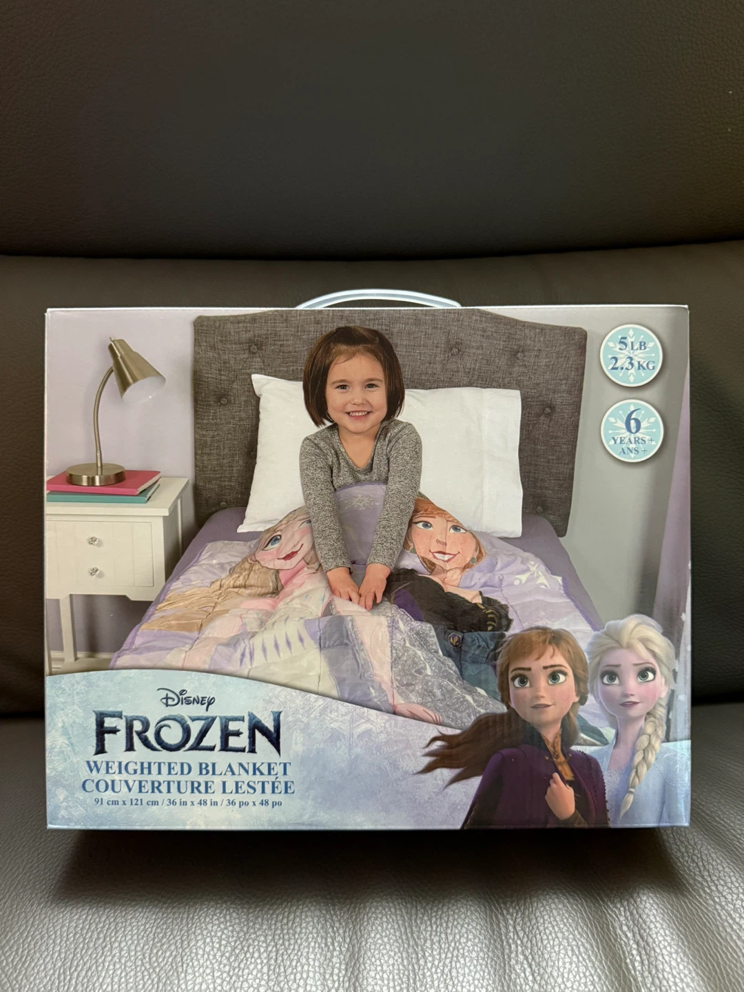Disney Frozen Weighted Blanket - 5lb, New in Box!