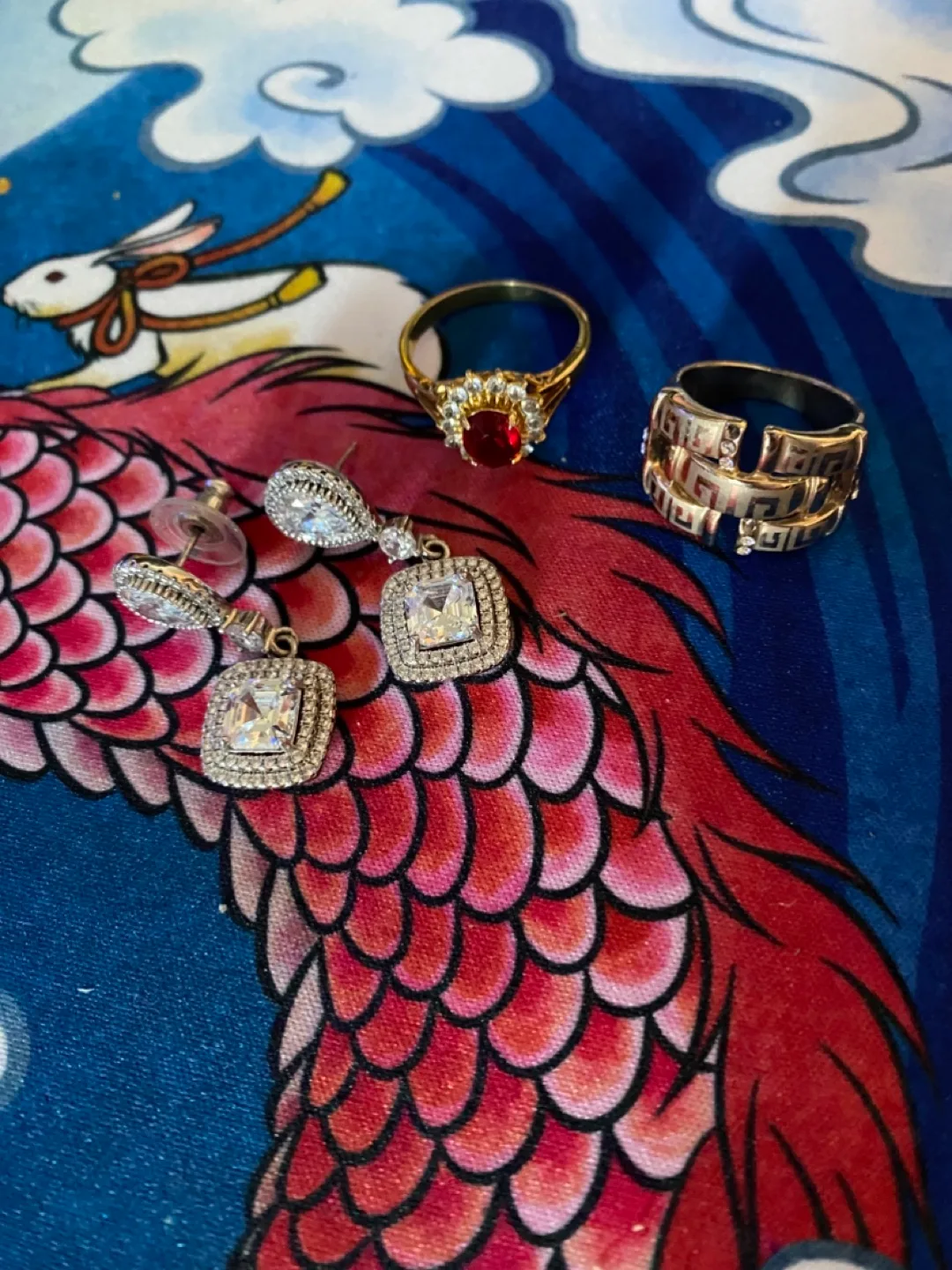 Earrings and Rings Set thumbnail