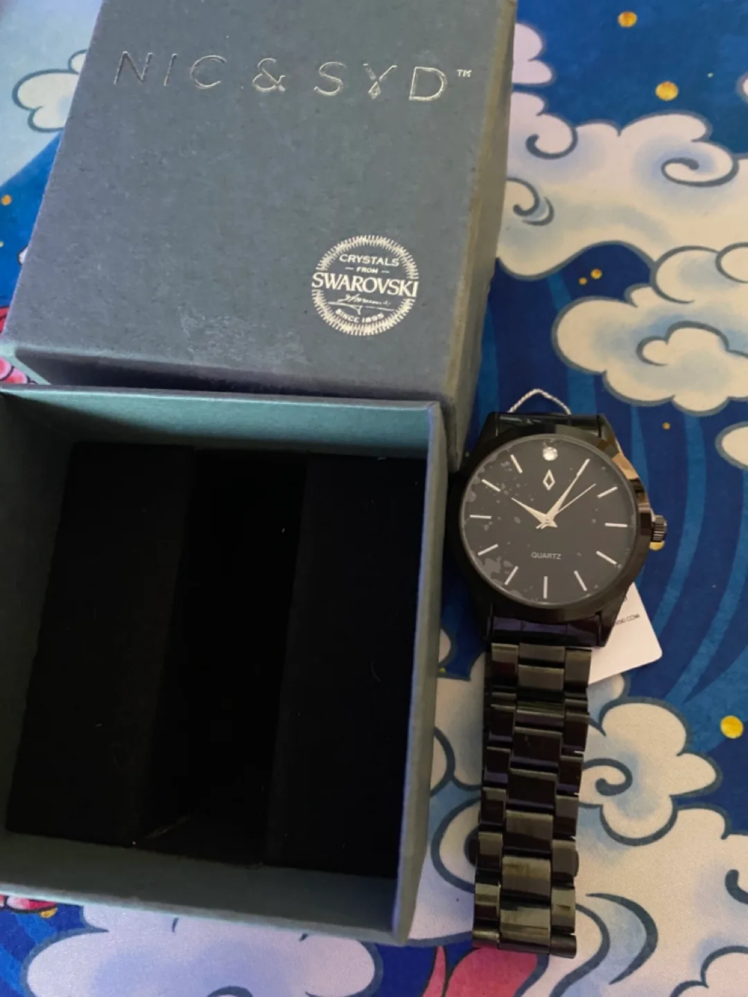 Swarovski Nic & Syd Black Quartz Watch thumbnail