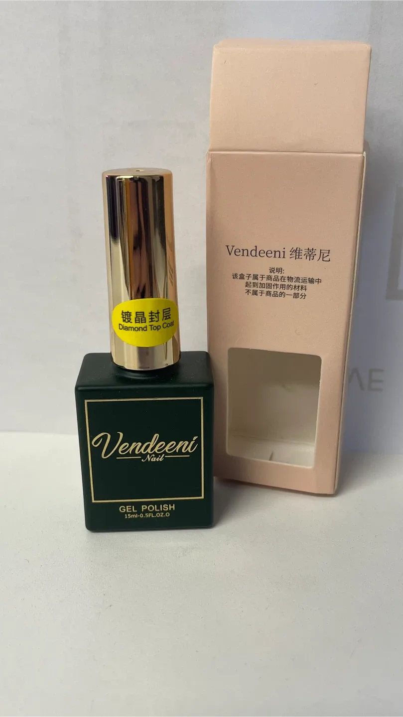 New - Vendeeni Diamond Top Coat Gel Polish thumbnail